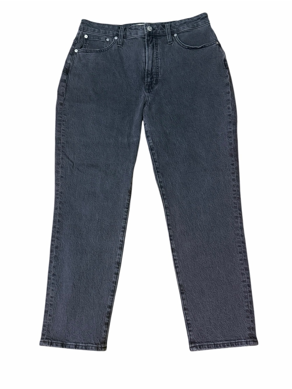 Madewell Curvy Perfect Vintage Jean Faded Black High Rise Sz 31